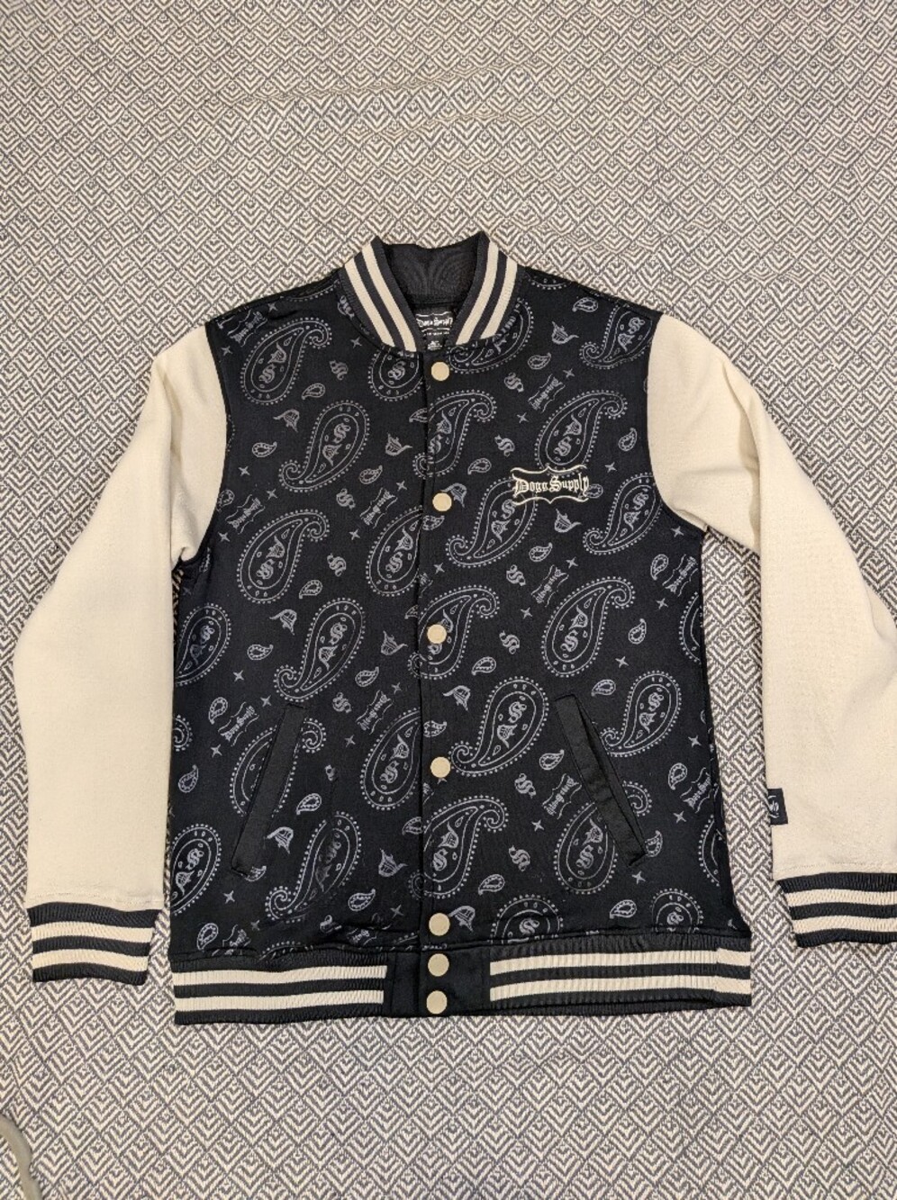 Dogg Supply by Snoop Dogg Varsity Bomber Jacket in Men’s Size Small